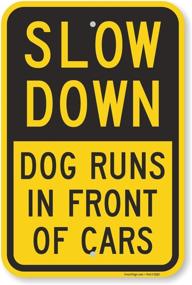 img 4 attached to SmartSign Aluminum: Optimize Safety with Slow Down Front Sign