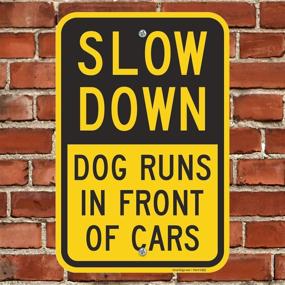 img 1 attached to SmartSign Aluminum: Optimize Safety with Slow Down Front Sign