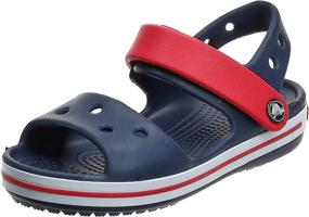 img 4 attached to Детские сандалии Crocs Crocband для мальчиков: стильные и удобные туфли для малышей