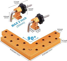 img 1 attached to 🔧 Versatile Clamping Tool: Positioning Aluminum Woodworking Carpenter for Enhanced Accuracy