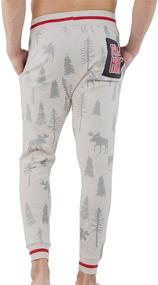 img 4 attached to 👖 Large Men's Sleep & Lounge Clothing: LazyOne Plaid Men's Joggers
