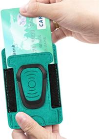 img 3 attached to DAMONDY Wallet Case for ZTE Zmax 10 - Green, Card Holder Leather Case with Credit Card Slot & Kickstand Design