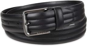 img 3 attached to 👨 Dockers Men's Black Leather Casual Belt: Timeless Style and Durability in Men's Accessories