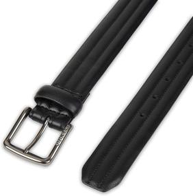 img 1 attached to 👨 Dockers Men's Black Leather Casual Belt: Timeless Style and Durability in Men's Accessories