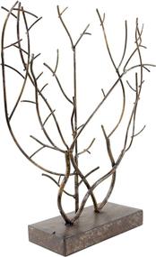 img 2 attached to 🌳 Red Co. 13-inch Metal Accessory and Jewelry Tree Display Stand Organizer - Distressed Finish