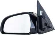 🔍 hyundai sonata (2006-2010) unpainted heated power operated driver side door mirror - parts link #: hy1320149 logo