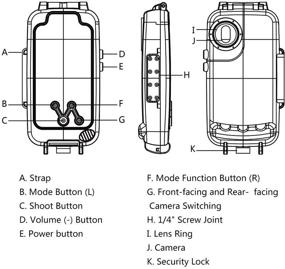 img 2 attached to HAWEEL Professional Snorkeling Waterproof Protective Camera & Photo