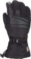🧤 carhartt men's black barley glove: superior quality and durability logo