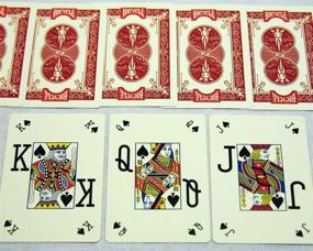 img 1 attached to 🃏 Enhance Your Poker Game with Poker Bicycle Pro Peek Playing Cards - 2 Decks!