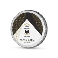 🧔 all-natural unscented beard balm - tea tree, argan & jojoba oils combo - shape, style, soften & condition beards logo