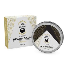 img 1 attached to 🧔 All-Natural Unscented Beard Balm - Tea Tree, Argan & Jojoba Oils Combo - Shape, Style, Soften & Condition Beards