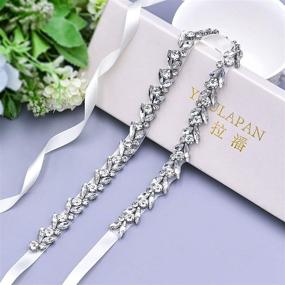 img 1 attached to Azaleas Bridal Rhinestone Bridesmaid Dress Women's Accessories and Belts