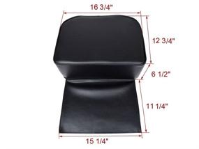 img 3 attached to 🪑 TMS Black Barber Beauty Salon Spa Equipment Styling Chair Chair Seat Cushion for Kids