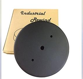 img 1 attached to 💡 Enhanced Black 6" Single Hole Ceiling Canopy Light Kit by Industrial Rewind: Hassle-free Ceiling Hole Covering Solution, No Drywall Repair Required (Extra Depth and Width)