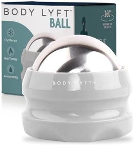 img 4 attached to Revitalize and Relieve Pain with BODY LYFT Cold Massage Roller Ball: Cryotherapy Ball for Deep Tissue Massage, Muscle Recovery, and Tension Relief