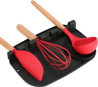 🥄 non-toxic silicone spoon rest - heat resistant, bpa free - ideal for food service equipment & supplies logo