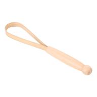 natural bamboo tongue cleaner handle logo