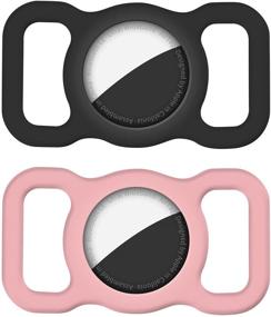 img 4 attached to 🔎 Apple AirTag Locator Cover - GPS Cases for Apple AirTag - Suitable for Dog and Cat Accessories Collar - Anti-Loss Locator and Positioning Tracker for the Elderly, Children, and Bag (2 Pack)