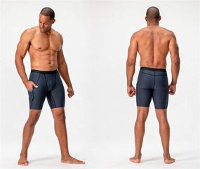 img 1 attached to 🩲 3 Pack of Compression Shorts Underwear for Men - DEVOPS