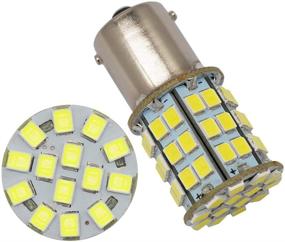 img 3 attached to Лампа GRV Ba15s 1156 1141 LED 4W 56-2835SMD супер яркая - освещение интерьера автодома, прицепа, кемпера - холодный белый, 6 шт. в упаковке
