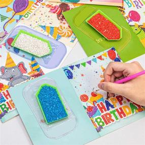 img 3 attached to 🎨 Non-Slip Sticky Mat for Diamond Painting - 6 Piece Set | Universal Gel Pad for 5D Diamond Embroidery Accessories - 5.6 x 3.3 Inch Anti-Slip Tools for Kids and Adults
