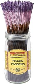 img 4 attached to 🥭 Invigorating Aromatherapy Experience: Wild Berry Mango Passion Incense Sticks Bulk Pack, 100 Pieces, 11-inch