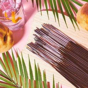 img 3 attached to 🥭 Invigorating Aromatherapy Experience: Wild Berry Mango Passion Incense Sticks Bulk Pack, 100 Pieces, 11-inch