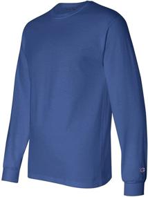 img 3 attached to Champion Heritage 5 2 Oz Jersey Sleeve Men's Clothing and T-Shirts & Tanks