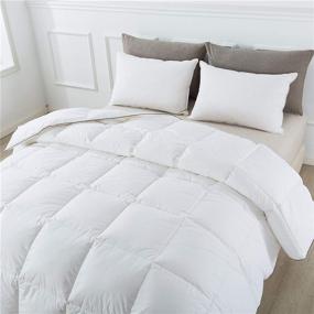 img 2 attached to Подушка LuxHoom Premium Comforter Insert из хлопкового постельного белья для покрывал и пуховых одеял