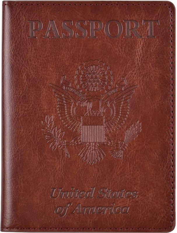 doulove passport vaccine holder leather travel accessories 로고