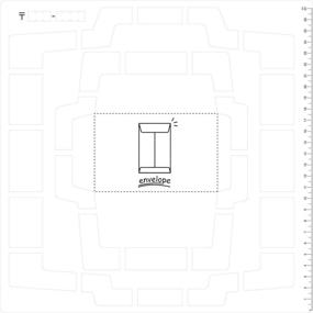 img 4 attached to Kuretake Handmade Envelope Template Japanese