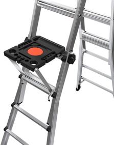 img 1 attached to 🔶 Столик для проектов Little Giant Ladders: Легкое пластиковое аксессуарное изделие для лестниц с нагрузкой 25 фунтов.