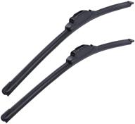 🔋 mikkuppa windshield wiper blades 22" + 21" - replacement for 2009-2015 honda pilot - set of 2 - front wiper blades logo