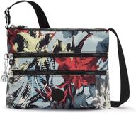 kipling printed crossbody casual flower women's handbags & wallets logo