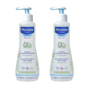 img 4 attached to 👶 Mustela Baby Cleansing Water: No-Rinse Micellar Water with Avocado & Aloe Vera for Baby's Face, Body & Diaper - Buy Now in Various Sizes - 1 or 2-Pack