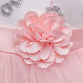 img 1 attached to COMISARA Dresses Communion Occasion Christmas Girls' Clothing for Dresses