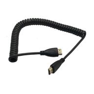 seadream spiral coiled hdmi a male to male cable hdtv support 3d logo