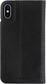 img 4 attached to 📱 Case-Mate Black Folio Wallet Case - Barely There Folio for iPhone XS (5.8 inches)