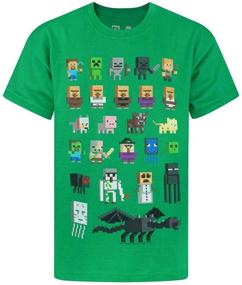 img 4 attached to Minecraft Sprites Characters Sleeved T Shirt
