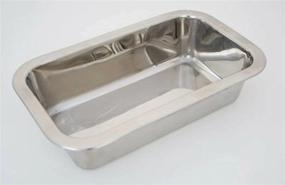 img 1 attached to 🍞 Durable Stainless Steel Loaf Pan: Bake with Confidence