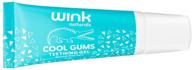 👶 wink naturals baby teething relief: cooling gel for soothing sore gums & teething discomfort, also functions as toddler training toothpaste (15 ml) logo