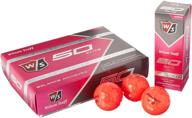 🏌️ pink wilson staff fifty elite golf balls (12-pack): perfect combination of style and performance! logo