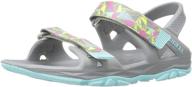 👶 playful and protective: merrell hydro drift sandal little boys' shoes logo