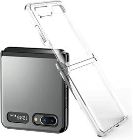 img 4 attached to 📱 Miimall Samsung Galaxy Z Flip 5G 2020 Case - Ultra-Thin Heat Dissipation, 180° Folding, Clear Anti-Scratch, Shock-Resistant Polycarbonate Cover