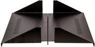 📦 navepoint 2u center weighted vented cantilever server shelf rack mount 19 inch 2 piece set логотип