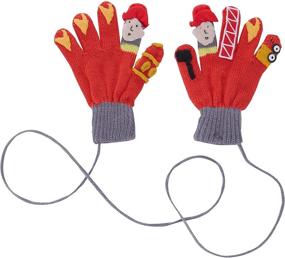 img 1 attached to Kidorable Boys Fireman Gloves: Fun and Protective Accessories for Young Heroes