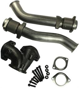 img 4 attached to 🚀 JDMSPEED Upgraded Powerstroke Turbo Diesel Kit 679-005 with Bellowed Up Pipe Hardware - Replacement for Ford 7.3L 99-03