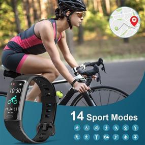 img 1 attached to Livikey Fitness Tracker - Heart Rate Monitor, Sleep Monitoring, IP68 Waterproof Pedometer, Calorie Counter, Health Fitness Watch - Sports Workout, Step Tracker for Women & Men