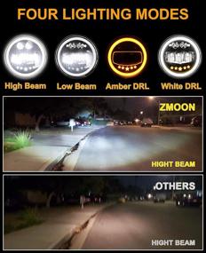 img 2 attached to Zmoon Approved Motorcycle Headlight Compatible