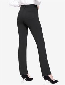 img 3 attached to 👖 BALEAF Women's Yoga Dress Pants: Stretchy Work Slacks with Pockets for Business Casual - Straight Leg/Bootcut Trousers (Available in 29"/31"/33"/35" Lengths)